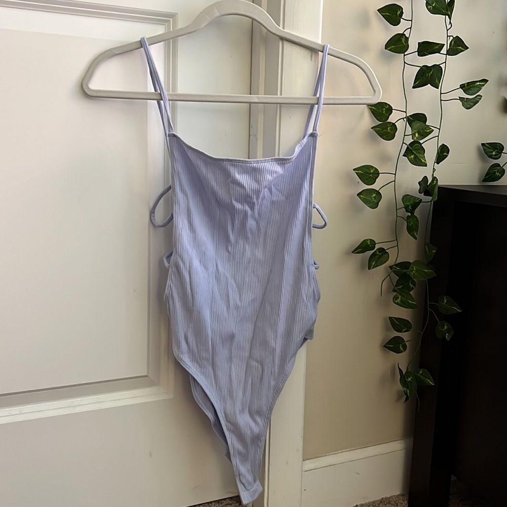 Urban Outfitters Backless Ribbed Bodysuit